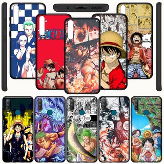 เคสโทรศัพท์มือถือ ซิลิโคนนิ่ม ลายอะนิเมะวันพีซ ลูฟี่ โซโร F2-ECY40 สําหรับ iPhone 7 8 6 6S Plus 5 5S 7+ 8+ 6+ 6S+ 6Plus 7Plus 8Plus