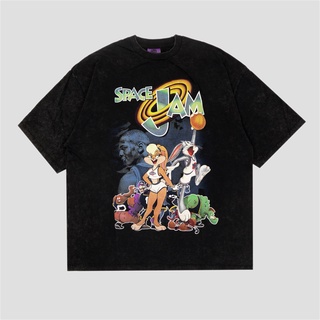 เสื้อยืด โอเวอร์ไซซ์ พิมพ์ลาย Space Jam