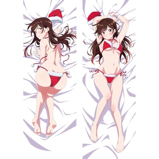 Mizuhara Chizuru เบาะ Otaku เช่าแฟนหมอนอะนิเมะ Dakimakura Body กอดคอสเพลย์ปลอกหมอนเซ็กซี่