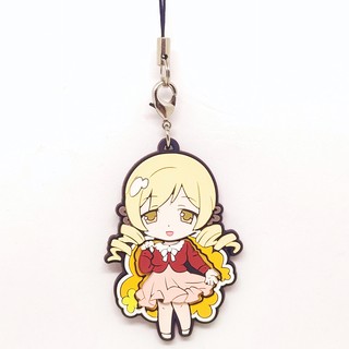 โทโมเอะ มามิ (Tomoe Mami) พวงกุญแจป้ายยาง สาวน้อยเวทมนตร์ มาโดกะ(Puella Magi Madoka Magica) ลิขสิทธิ์แท้จากญี่ปุ่น