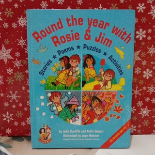 Round the year with rosie &amp; jim หนังสือกิจกรรมปกแข็งมือสอง -cb2