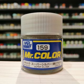 สี Mr.COLOR no.159 METALLIC SUPER SILVER