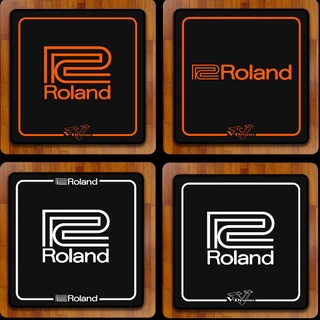 Roland Roland พรมกลองไฟฟ้า แจ๊ส กลอง แผ่นกันลื่น บันทึกเสียงสตูดิโอ บาร์ร็อค อุปกรณ์ต่อพ่วง ครัวเรือน สี่เหลี่ยม