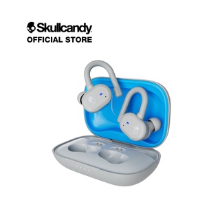 SKULLCANDY หูฟังบลูทูธไร้สาย Push Active สี Light Grey Blue สกัลแคนดี้ หูฟังออกกำลังกาย Bluetooth คำสั่งเสียง