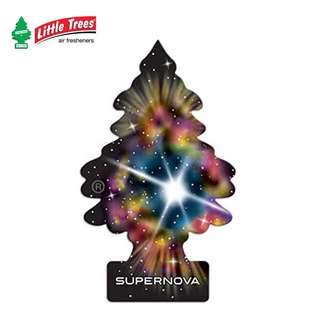 [ขายดี] Little Trees แผ่นน้ำหอมปรับอากาศ กลิ่น Supernova ขายดีอันดับ 1 ในอเมริกา (ของแท้)