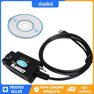 USB Modified ELM327 MS-CAN HS-CAN Forscan OBD2 เครื่องสแกนเนอร์วินิจฉัยสำหรับฟอร์ด