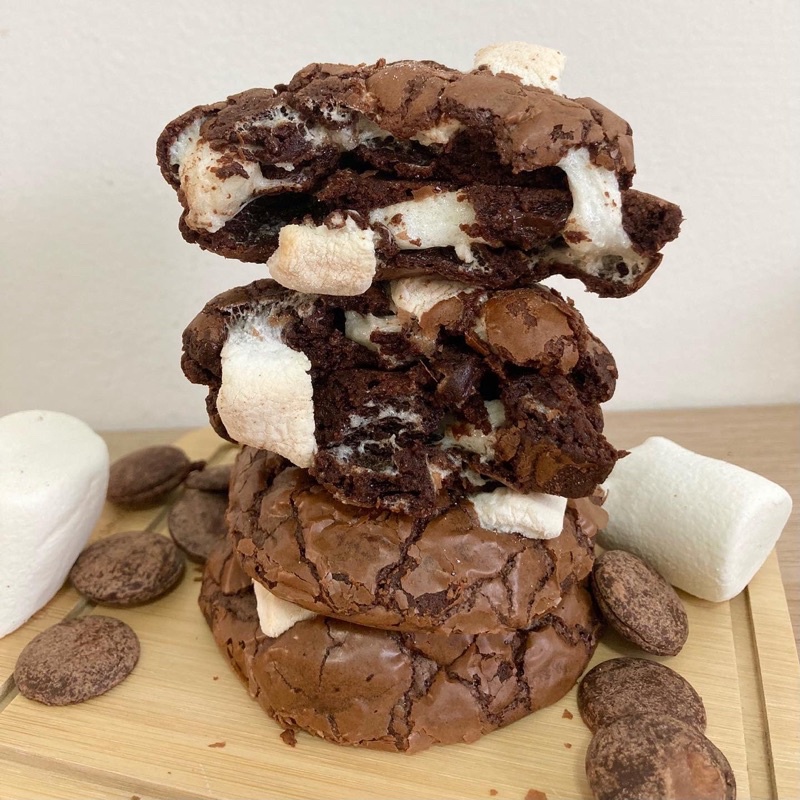 Marshmallow Brownie Cookies (6PCS/set) Dark Chocolate 70%