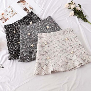 💕 ลดราคา รับโปร กระโปรงผ้าทวิตน่ารักๆ สไตล์เกาหลี งานป้าย แบรนด์💕