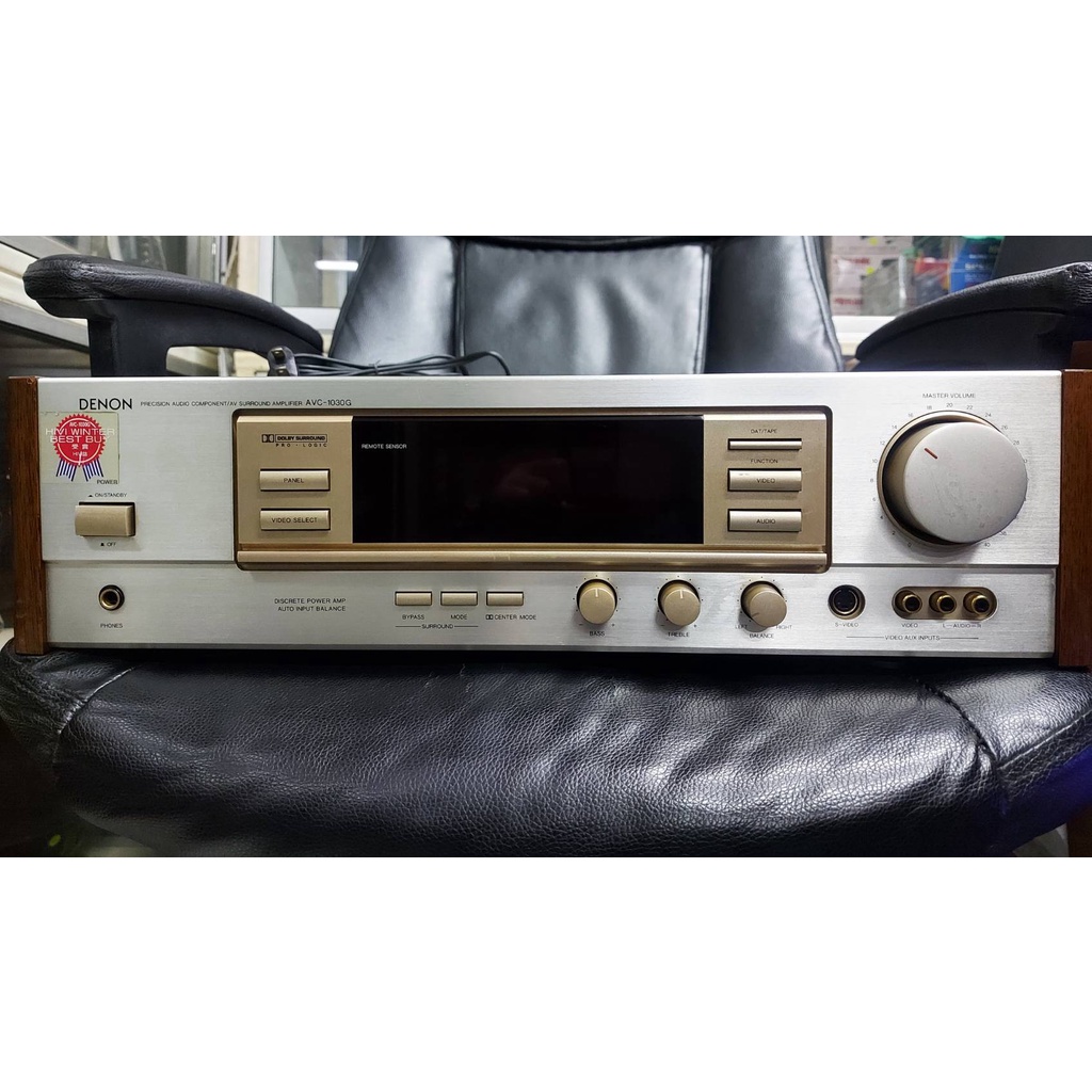 แอมป์ดูหนังฟังเพลงรุ่นใหญ่วินเทจDenon AVC-1030G AV control amplifier 5.1สวย เสียงดีมากๆข้างกรอบไม้สั