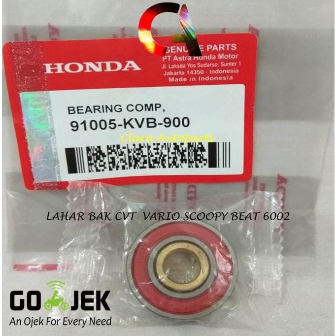 BEARING 6002 LAHAR 6002 LAHAR BAK CVT VARIO SCOOPY BEAT LAHAR CVT 6002 claraau70 Juara