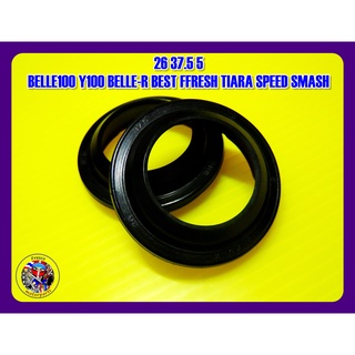 ซีลกันฝุ่นโช๊คหน้า 26 37.5 5 สำหรับ BELLE100 Y100 BELLE-R BEST FFRESH TIARA SPEED SMASH Dust Seal Set