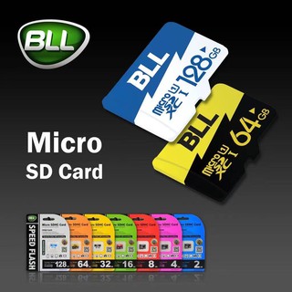 BLL8001 Micro SD Card 4GB/8GB/16GB/32GB/64GB ความละเอียดสูงระดับ Full HD ของแท้ 100% รับประกัน 1 ปี