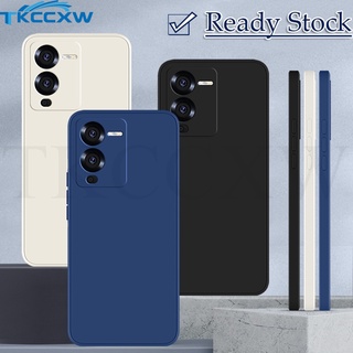 เคสซิลิโคนนิ่ม ทรงสี่เหลี่ยม กันกระแทก สําหรับ Vivo T1 Pro T1x T2 Y01 Y75 Y01