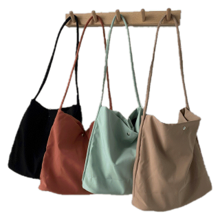 โปรโมชั่น : ถูกที่สุด กระเป๋าผ้าไนล่อน Minimalist tote 4 สี T002