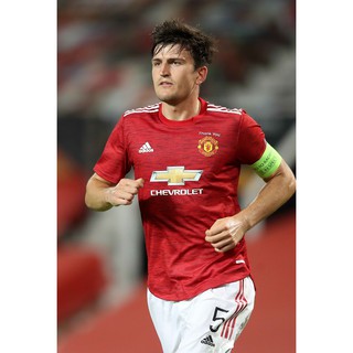 โปสเตอร์ แฮร์รี แมไกวร์ Poster Harry Maguire Manchester United MUFC แมนเชสเตอร์ยูไนเต็ด แมนยู รูปภาพ Red Devils ฟุตบอล