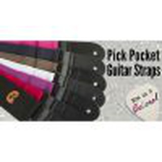 Protec Guitar Strap with Leather Ends and Pick Pocket – Nylon สายสะพายกีตาร์ไนลอน มีที่ใส่ปิ๊ก โปรเทค