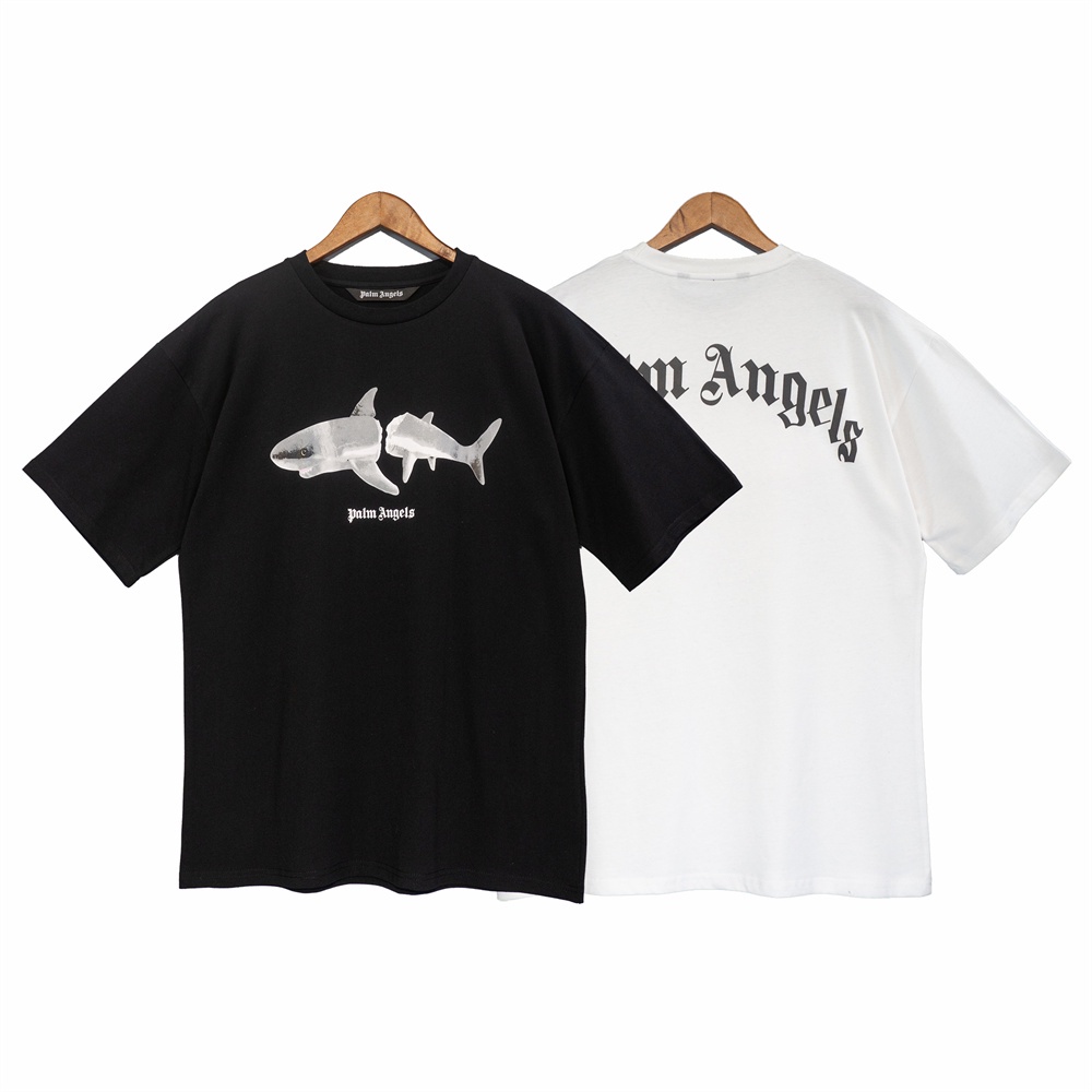 90939# เสื้อยืดแขนสั้น แขนห้าส่วน ทรงหลวม แฟชั่นฤดูร้อน สําหรับคู่รัก