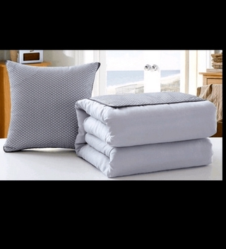 COZY หมอนผ้าห่ม 50X50 ซม. CXNE025 สีเทา