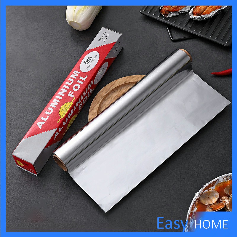 ฟอยล์อบ อุปกรณ์เบเกอรี่ อลูมิเนียมฟอยล์ ฟอยล์ห่ออาหาร มีใบเลื่อยไว้ฉีก baking foil