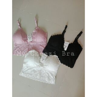 **พร้อมส่ง**👙บราลูกไม้แบบสวม ลูกไม้ลายชัด NO.2023