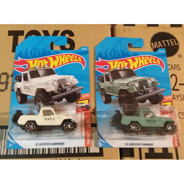 Hotwheels รถเหล็ก1/64 Jeepster Commando รถเหล็กราคาถูกเลือกแบบได้(ดูสินค้าในร้านคลิกที่รูปร้าน)