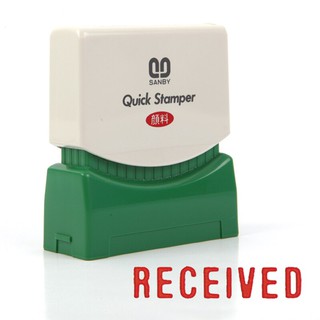 ตรายางหมึกในตัว (RECEIVED) ซันบี้ R-2/Self-inked rubber stamp (RECEIVED) Sunby R-2