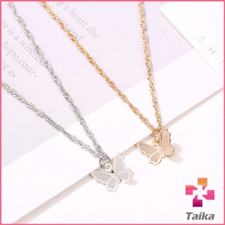 Taika สร้อยคอจี้ผีเสื้อ  สร้อยคอสไตล์เกาหลี สร้อยคอแฟชั่น necklace