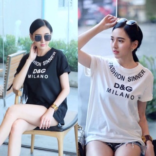 TS001 เสื้อยืดสกรีนลายD&amp;G