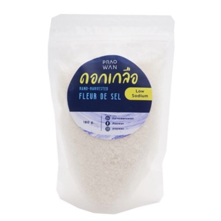 Praowan Fleur De Sel ดอกเกลือบริสุทธิ์ 100% โซเดียมต่ำ