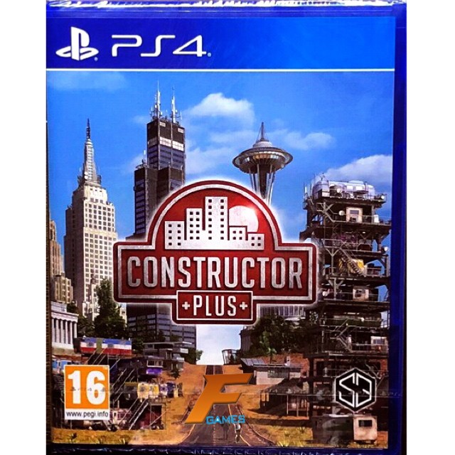 PS4 Constructor Plus ( Zone2/EU )(English) แผ่นเกม ของแท้ มือ1 มือหนึ่ง ของใหม่ ในซีล แผ่นเกมส์
