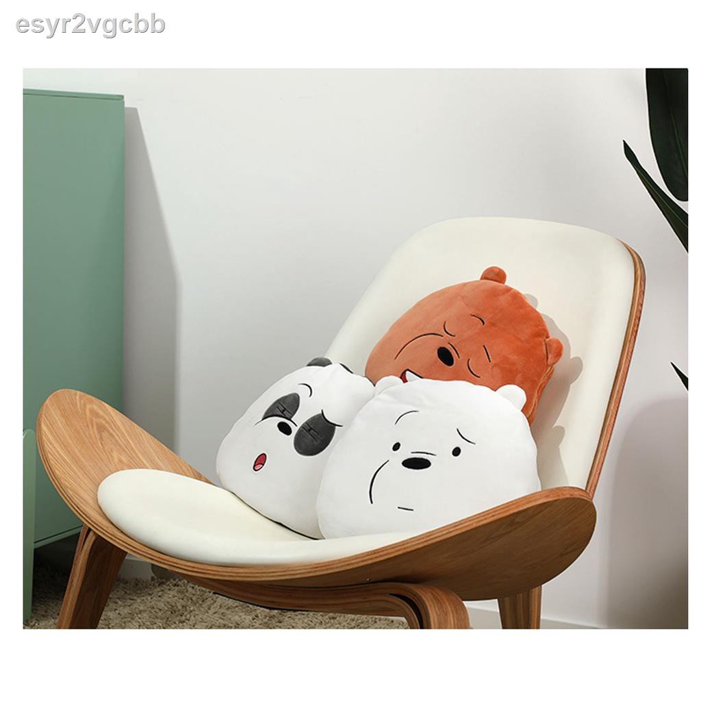 ▬┅№MINISO หมอนผ้าห่ม We bare bears-Blanket