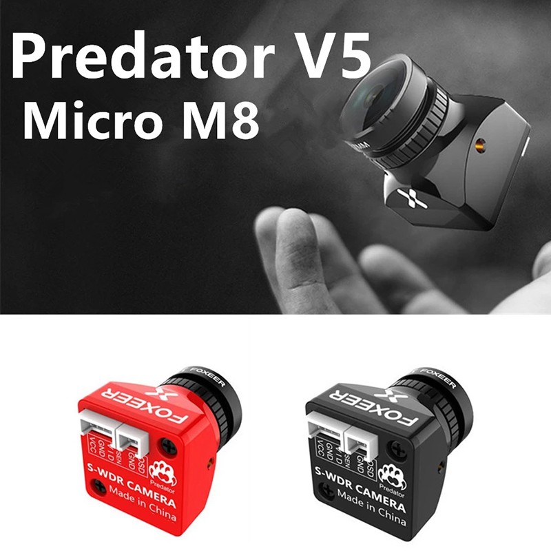 FOXEER Predator Micro-V5 Camera M8 PAL/NTSC Switchable 1.7Mm Lens 4Ms ...