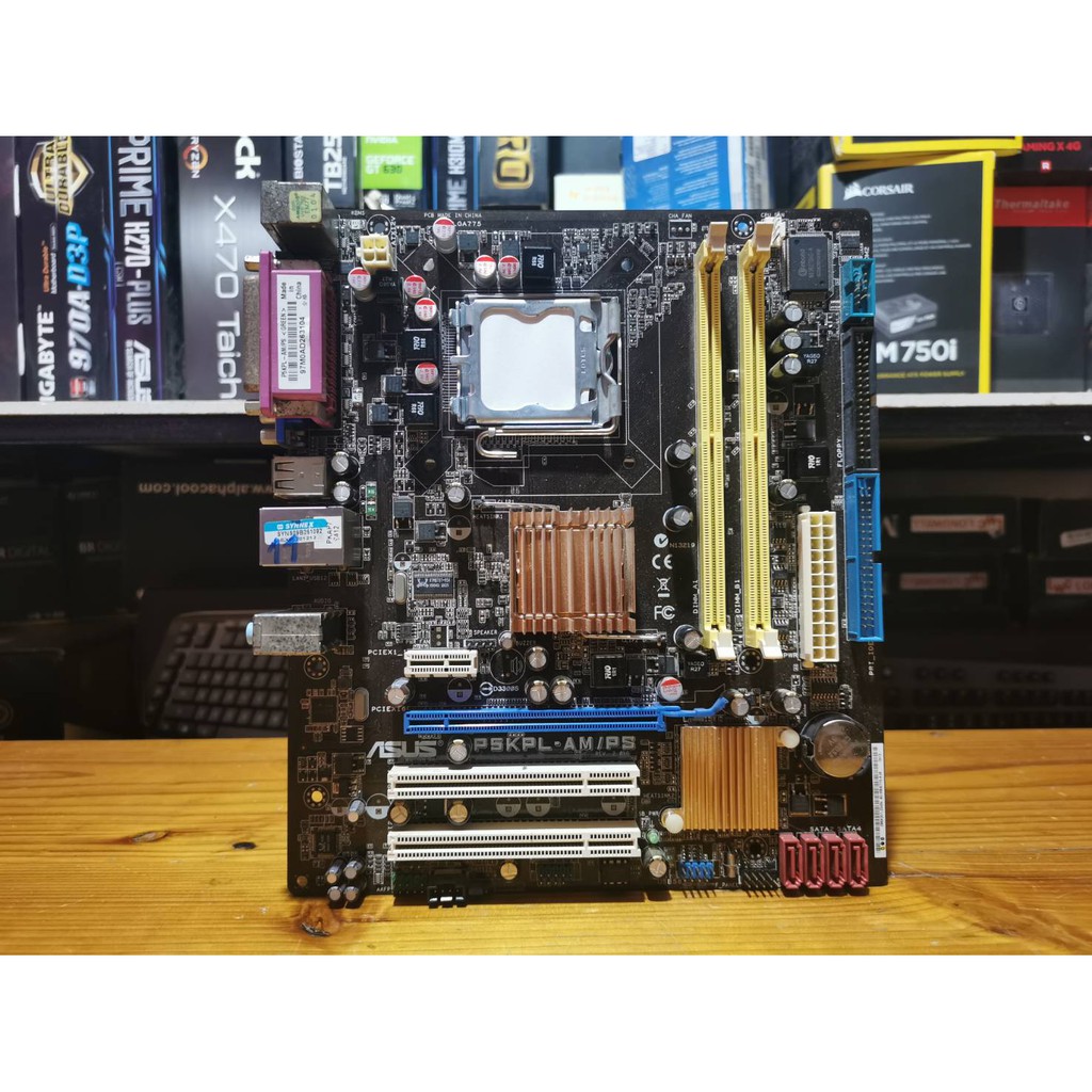 เมนบอร์ด(mainboard) asus P5KPLAM/PS (socket775) Shopee Thailand