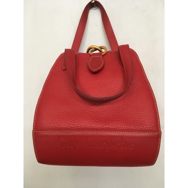 🎀Guy Laroche กระเป๋าถือผู้หญิงหนังแท้คุณภาพดีราคาถูกส่งต่อ