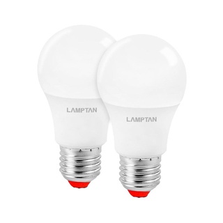 หลอดไฟ LED LAMPTAN BULB GLOSS 7 วัตต์ E27 DAYLIGHT แพ็ค 2 ชิ้น