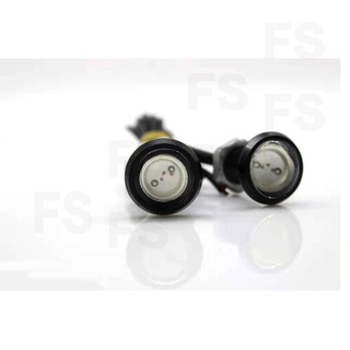 ตาแมวหัวเลนส์3WLED12v eagle eye สำหรับติดรถยนต์ สีไอบลู