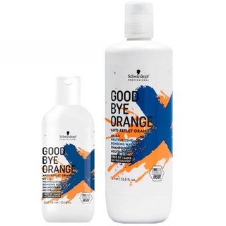 สูตรใหม่ล่าสุด Schwarzkopf Goodbye Orange 300/1000 ml แชมพูฆ่าเม็ดสีส้ม