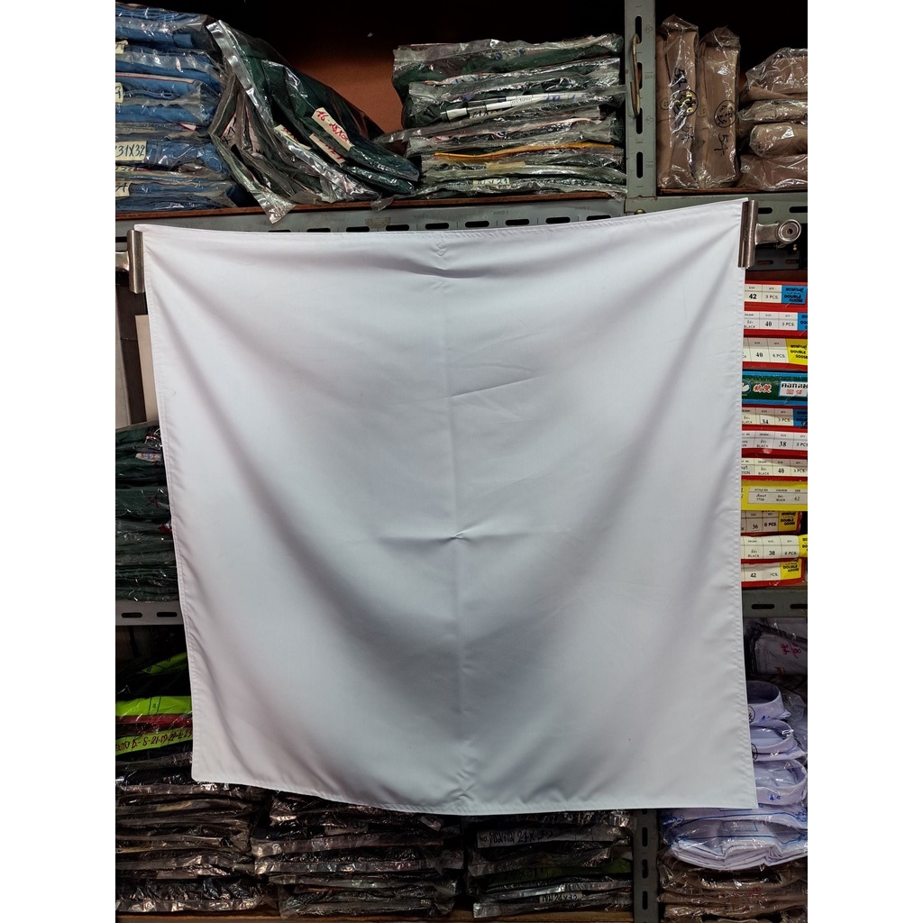 ชุดขาว ราคาถูก ชุดทำบุญ ชุดนั่งสมาธิ ชุดปฏิบัติธรรม เสื้อขาว ผ้าถุงขาว ราคาถูก - รูปที่ 4