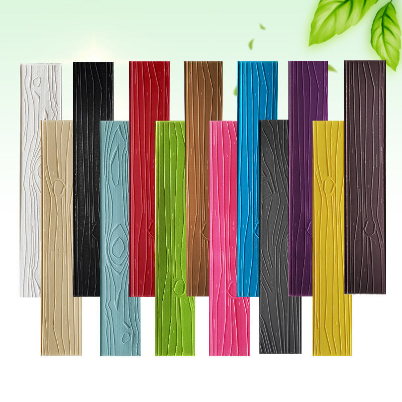 ขอบบัว 3D 70 ซม. ไม้ Self-Adhesive สติ๊กเกอร์ขอบผนัง กันน้ํา Flex Foam Trim Line