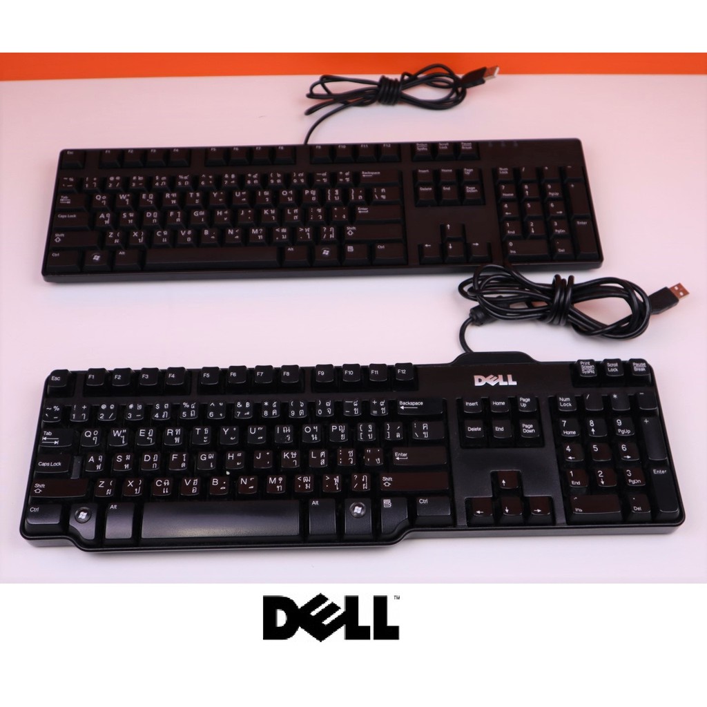 Dell คีย์บอร์ด เดล แท้ แบบ USB