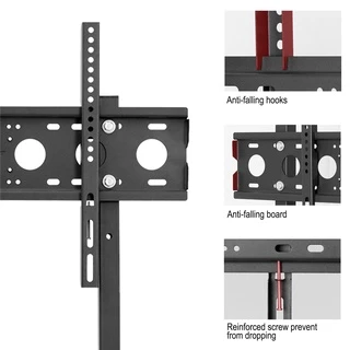 Universal Floor TV Stand ชั้นวางทีวีแบบตั้งพื้น ขาแขวนทีวีตั้งพื้น สำหรับ 32-65 นิ้ว Hisense,TCL,Samsung,Xiaomi เหล็กหนา