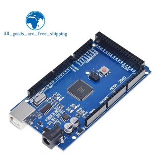 บอร์ดทดลอง MEGA2560 MEGA 2560 R3 (ATmega2560-16AU CH340G) AVR USB MEGA2560 สําหรับ arduino