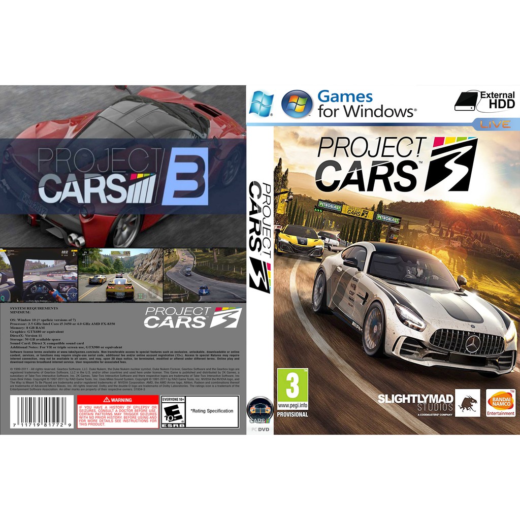 Project CARS 3 PC GAME ออฟไลน์ [Pendrive INSTALLATION]