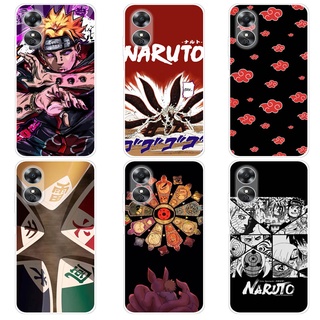 เคส ออปโป้ OPPO A17 Case การ์ตูน Naruto Soft TPU เคสซิลิโคน โทรศัพท์มือถือ เคส