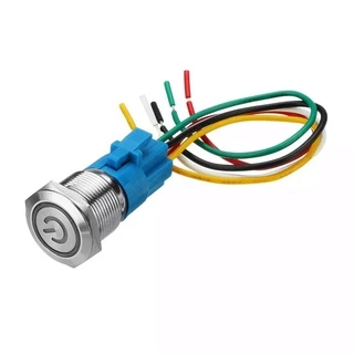 JD.C สวิทช์พร้อมชุดสายไฟ สวิตซ์กดติด-กดดับ ปรับได้ 4 สเต็ป 16mm 1ชุด