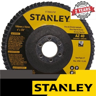 STANLEY กระดาษทรายซ้อน ขนาด 100 x 16มม 40G T27 รุ่น STA8225FP20