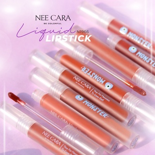 Nee Cara Monster Liquid Lipstick N1966 นีคาร่า ลิปสติก เม็ดสีแน่น บางเบา ปากไม่แห้ง