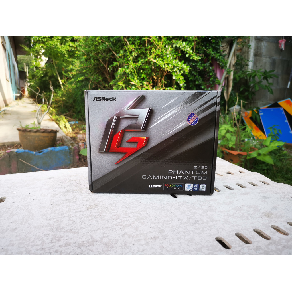 (1200) ASROCK Z490 PHANTOM GAMING ITX/TB3 **แกะจากคอมประกอบ