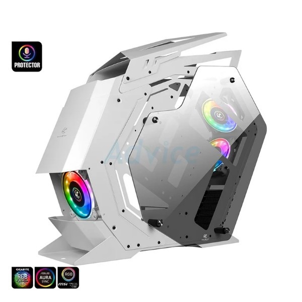 ATX Case (NP) TSUNAMI Protector Beast 1262*3 (White)