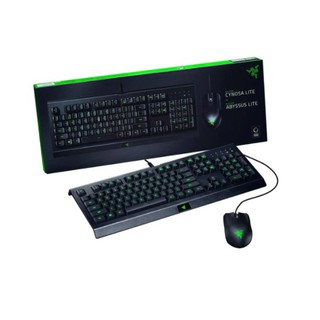 KEYBOARD &amp; MOUSE (คีย์บอร์ดและเมาส์) RAZER CYNOSA LITE + ABYSSUS LITE